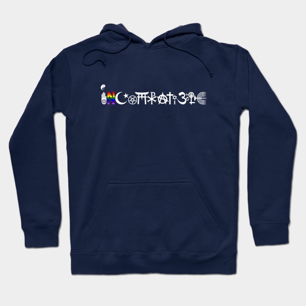 INCOMPATIBLE and cannot "Coexist" Hoodie by Runesilver